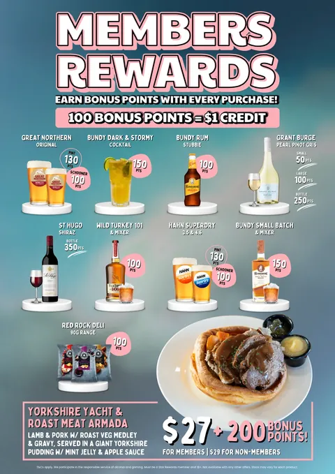 Exciting Members Rewards — July & August poster
