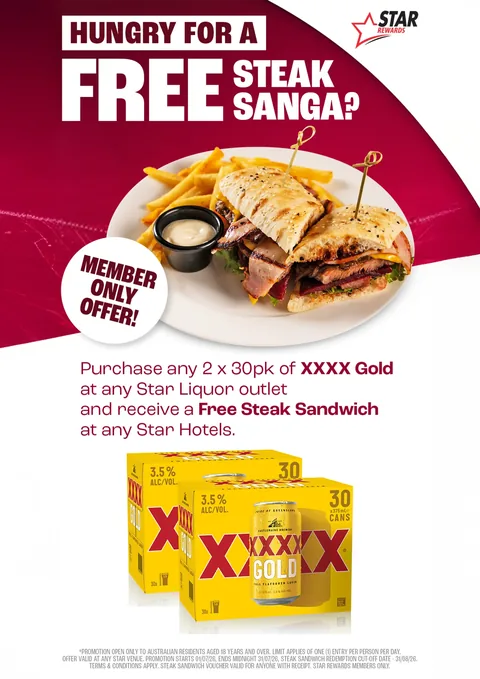 Tasty Steak Sandwich Reward poster