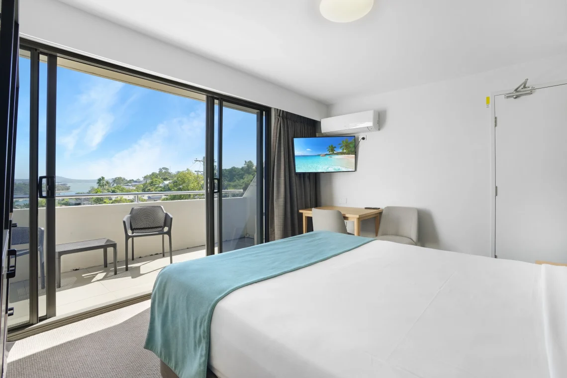 Standard Harbour Side room overlooking Gladstone harbour